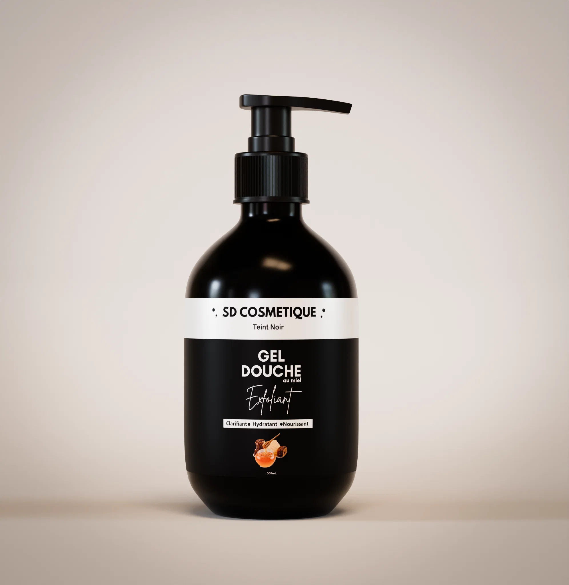Gel Douche Miel Noir